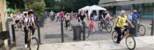 Primavera al Gratosoglio, 12 maggio '24, la partenza della biciclettata per il quartiere.