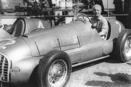 8 aprile 1951. Gigi Villoresi su Ferrari 166 F2 al Gran Premio di Marsiglia (primo classificato).