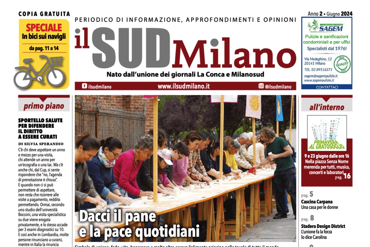 Miniatura della prima pagina del periodico di informazione il SUD Milano
