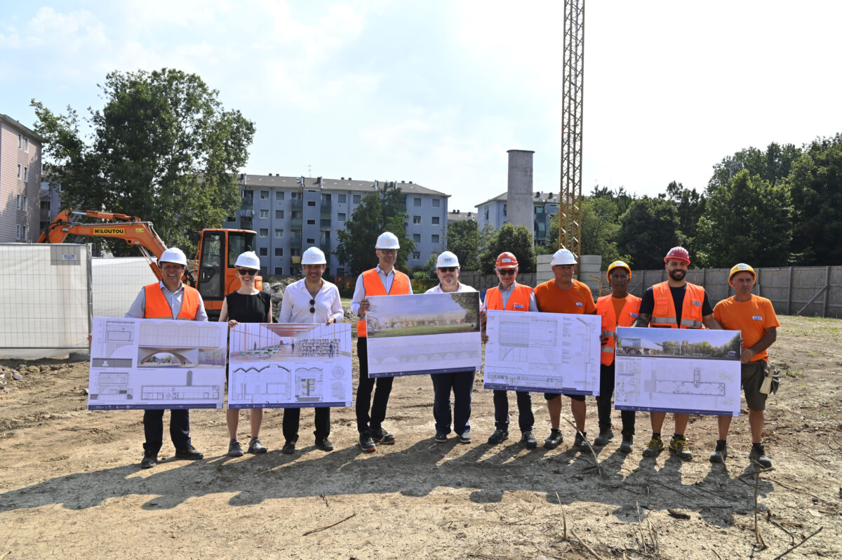 Le foto della cerimonia d'inaugurazione per la costruzione della Nuova Biblioteca Lorenteggio a Milano