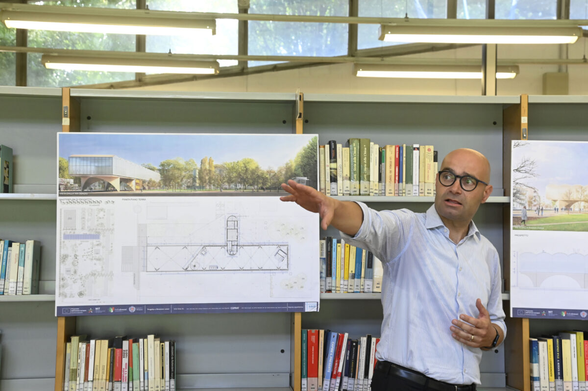 Presentazione del progetto in costruzione della Nuova Bilbioteca Lorenteggio disegnata dagli studi Grau Urtzi e Coprat