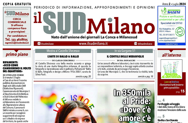 Miniatura della prima pagina del periodico di informazione il SUD Milano