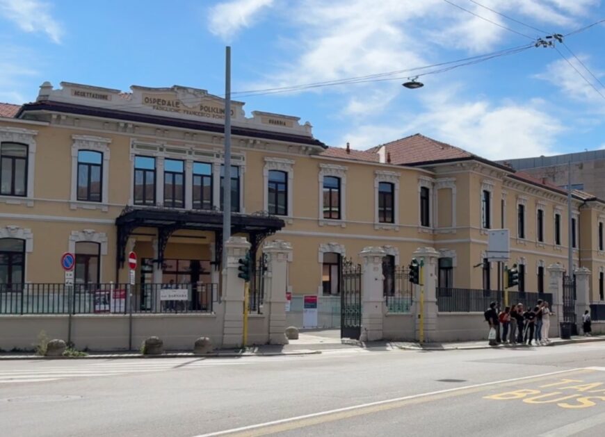 L'Ospedale Policlinico di Milano.