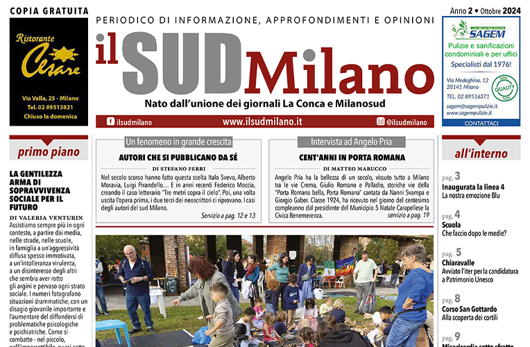 Miniatura della prima pagina del periodico di informazione il SUD Milano