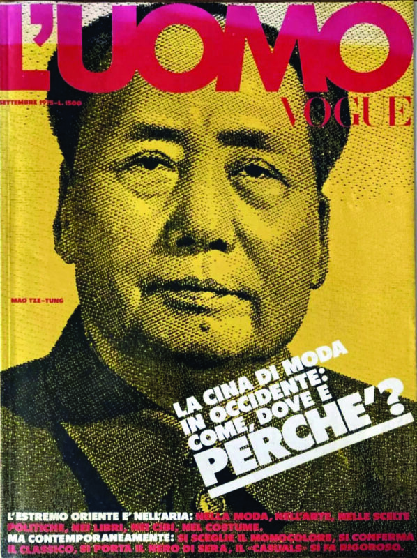 Mao Tse Tung sulla copertina di Vogue del settembre 1975