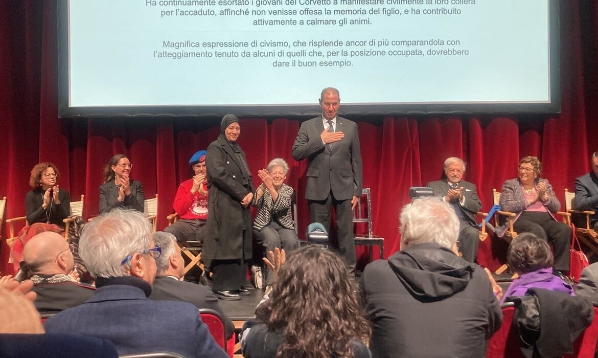 Yehia Elgami e la moglie Farida, premiati con il Panettone d'Oro.