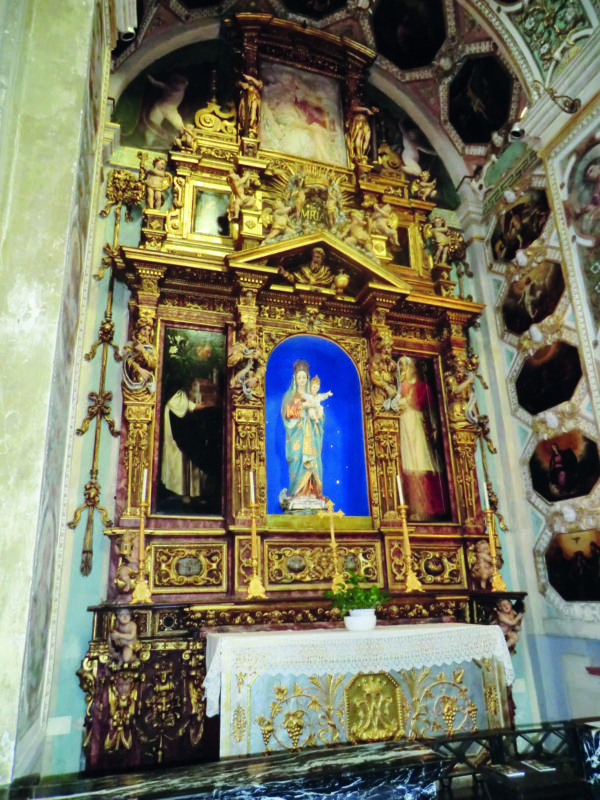 La Cappella del Rosario della Chiesa di Santa Maria dell’Assunta al Vigentino. Foto Milano Policroma Riccardo Tammaro.