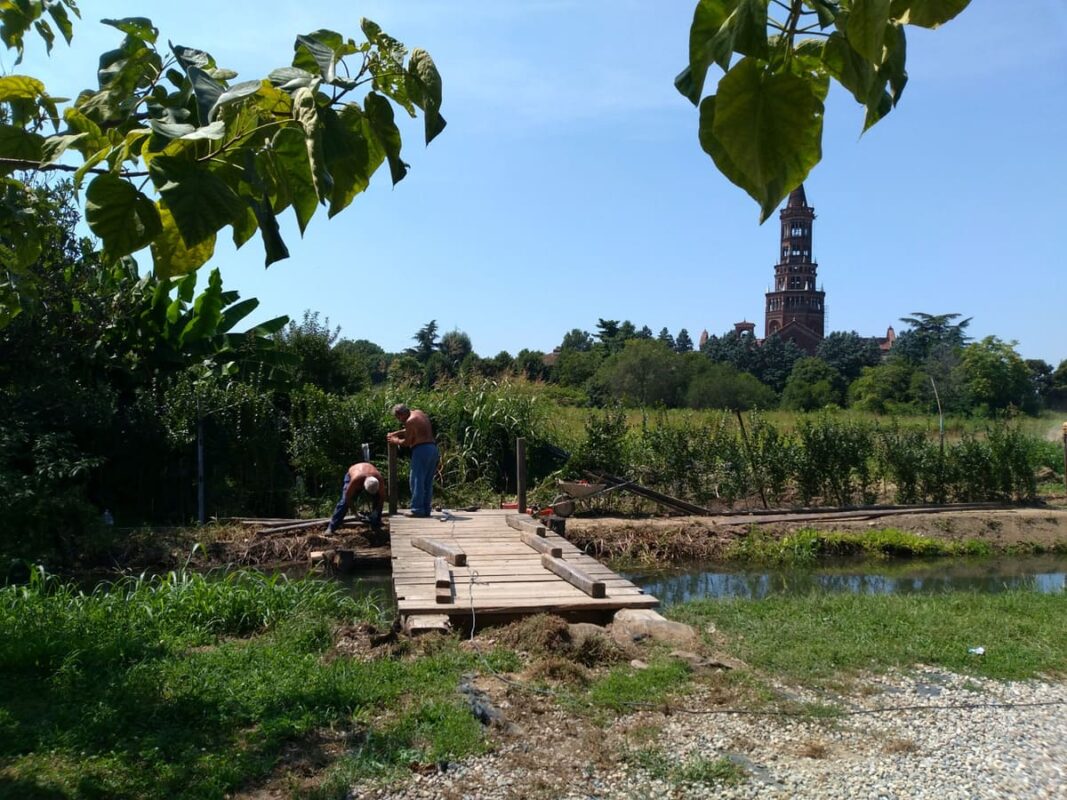 Ponticello-predellino sul Cavo Taverna